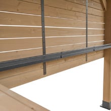 2.7m Igor Cedar Wood Gazebo Bar
